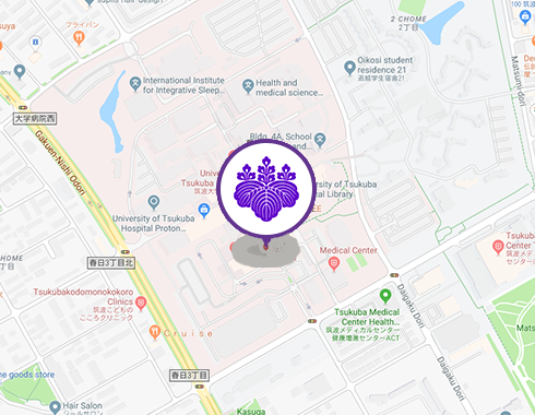 University of Tsukuba Hospital map