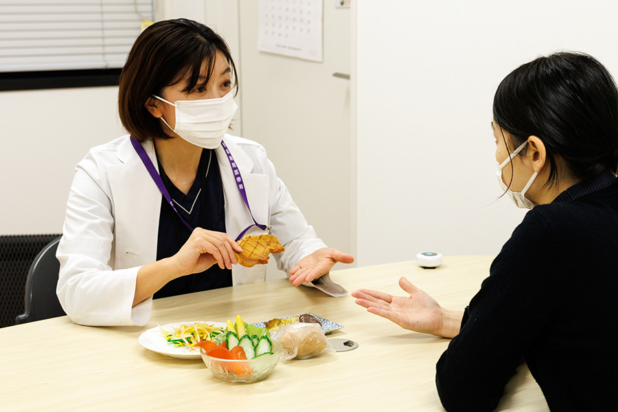 個人の栄養食事指導・相談のイメージ