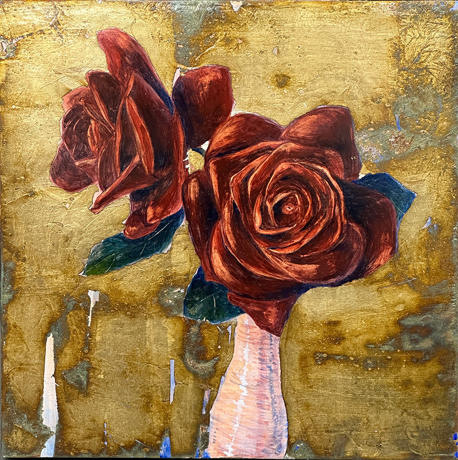 山田　ひとみ《薔薇の会話》