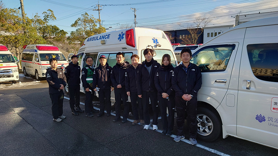 茨城県災害拠点病院_DMATの派遣実績写真２