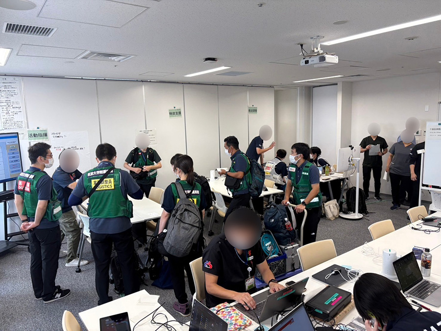 茨城県災害拠点病院_DMATの訓練実績写真１