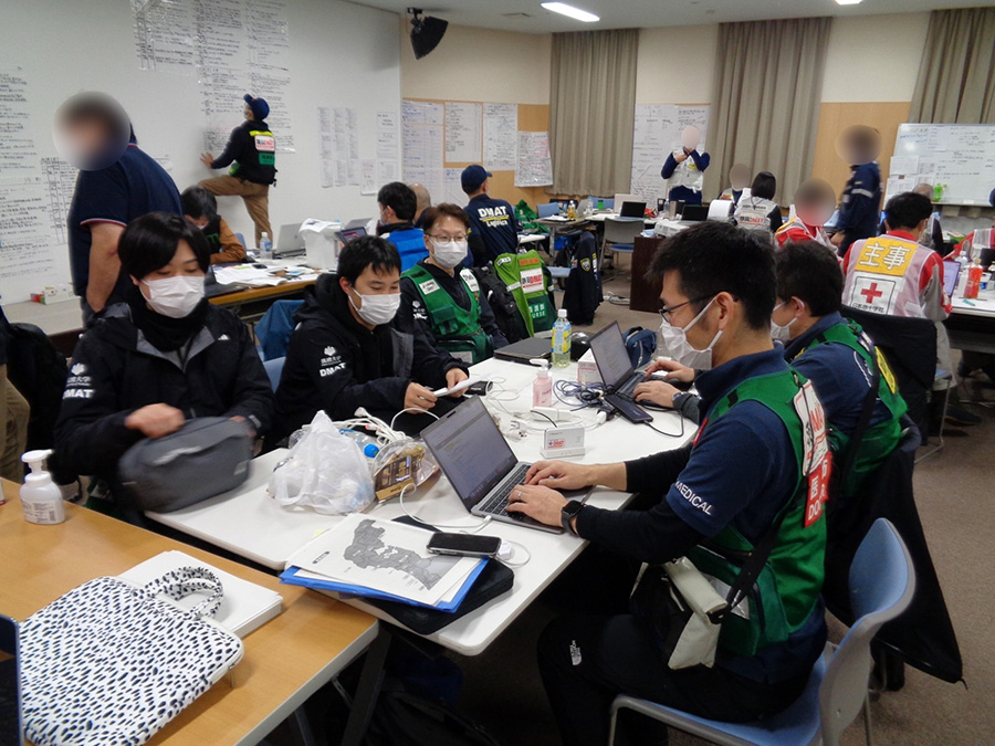 茨城県災害拠点病院_DMATの訓練実績写真２
