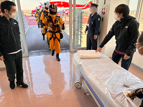 茨城県災害拠点病院_DMATの訓練実績写真３